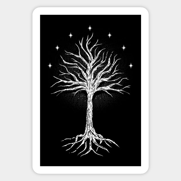 White Tree Of Gondor Sticker by Tronyx79